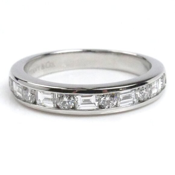 TIFFANY Silver Diamond Ring - Picture 3 of 8